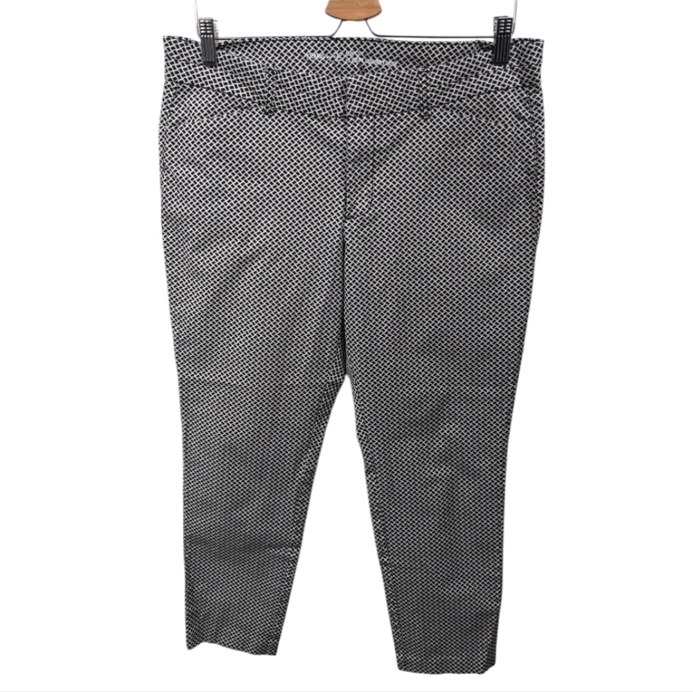 Gap Slim City Printed Checkered Pants Sz 10R